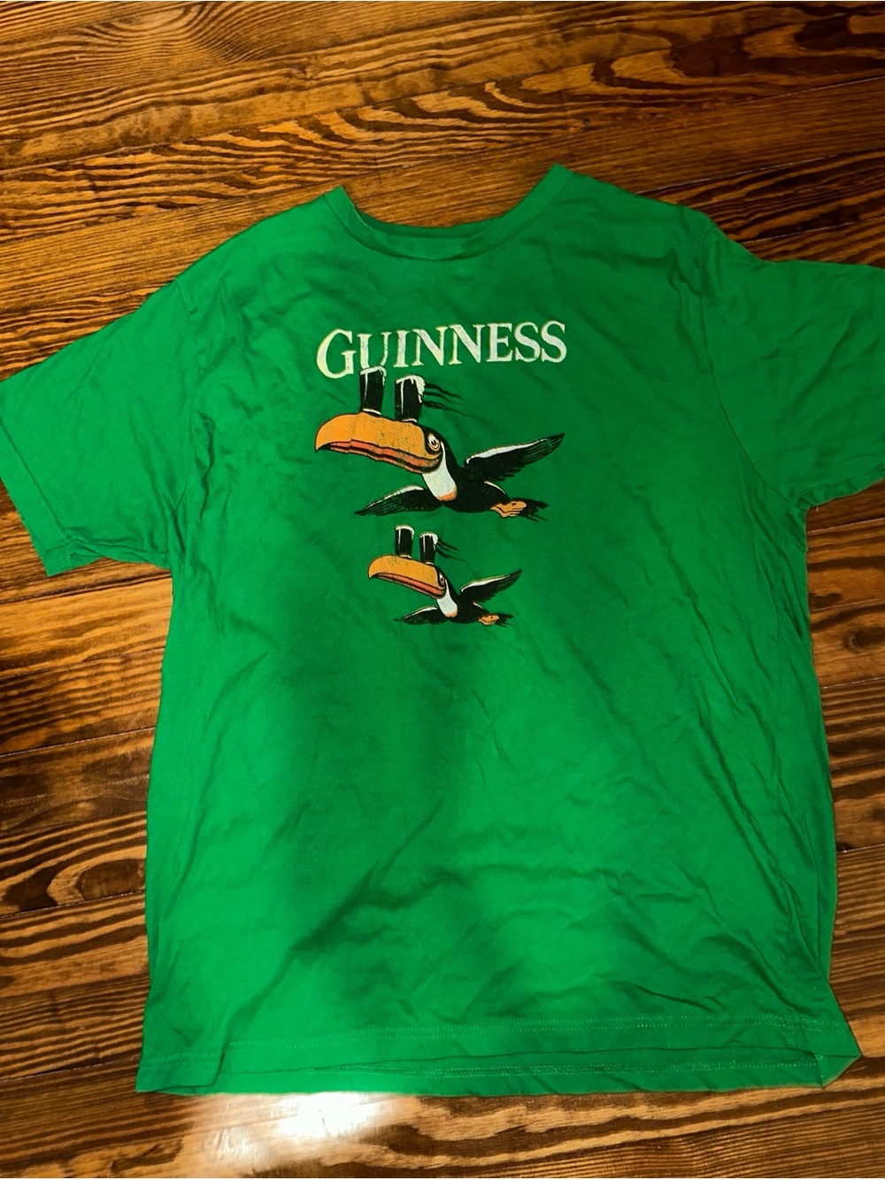 Guinness Bright Green Toucan Graphic Short Sleeve Tee